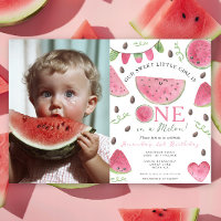 Um em um primeiro aniversario Melon Cute Watermelo