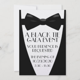 Convites Um Evento de Gala Black Tie