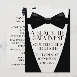 Convites Um Evento de Gala Black Tie