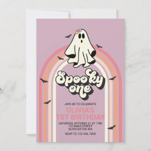 Convites Um Fantasmagórico Aniversário de 1 Ano no Hallowee