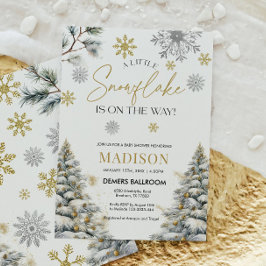 Convites Um Floco De Neve Está A Caminho, Chá de fraldas