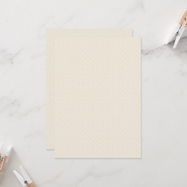 Convites um fundo branco com um padrão de pontos pequenos (Frente/Verso In Situ)