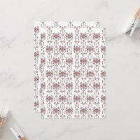 um fundo branco com um padrão vermelho