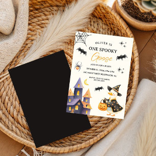 Convites Um Ganso de Halloween de Outono Assustador para Pr
