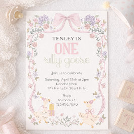 Convites Um Ganso Tolo, Festa do Ganso, Primeiro Aniversári