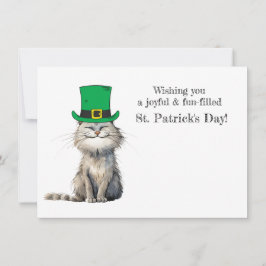 Convites Um gato irlandês feliz