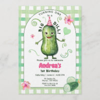 Um Grande Pepino em Conserva Primeiro Aniversário