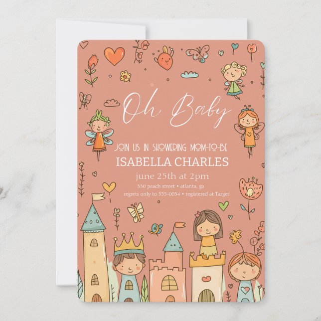 Convites Um Homem Pequeno Está A Caminho (Frente)