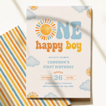 Um Menino Feliz Sol 1º Aniversário