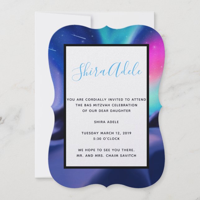 Convites Um Milhão de Sonhos Aurora (Frente)