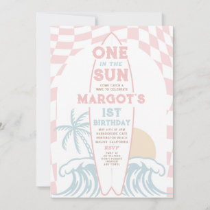 Convites Um Na Festa Do primeiro aniversario Surfboard Do S