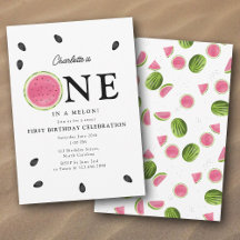 Um no aniversário do verão de Melon Watermelon