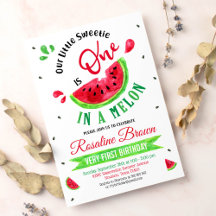 Um no melão Primeiro Aniversário