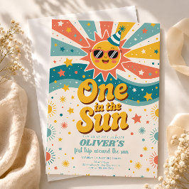 Convites Um no Sol Aniversário de 1 ano ao Sol