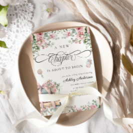 Convites Um novo Arco cor-de-rosa Chá de fraldas