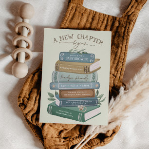 Convites Um Novo Capítulo Começa: Chá de Bebê Conto de Fada