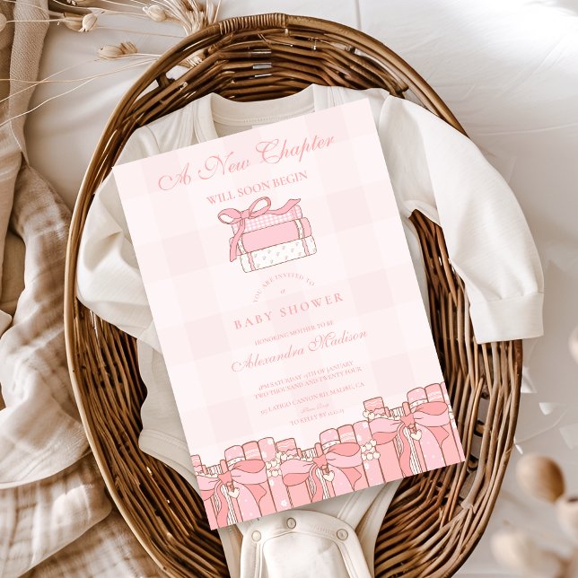 Convites Um Novo Capítulo Começará Em Breve Chá de fraldas (Criador carregado)