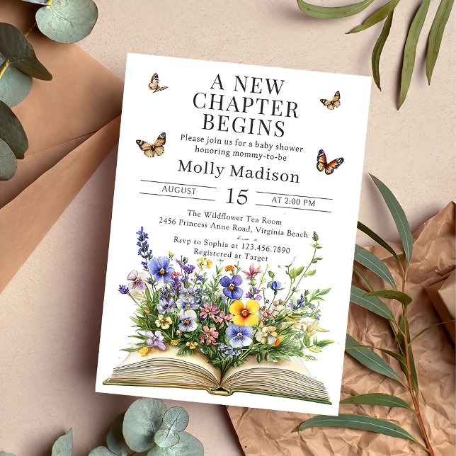 Convites Um novo capítulo inicia o Chá de fraldas do Storyb (Criador carregado)