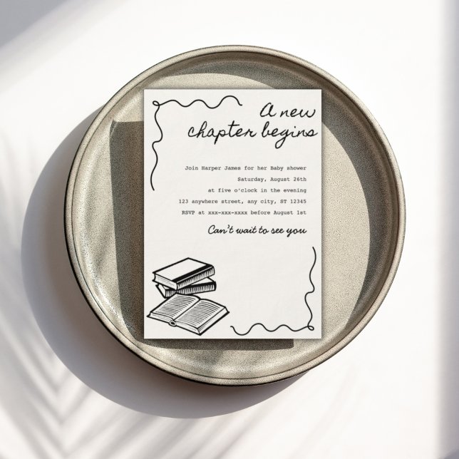 Convites Um novo chá de fraldas de capítulo (Criador carregado)