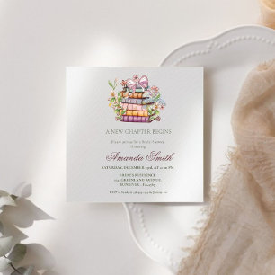 Convites Um novo Chá de panela do Livro de Histórias do Cap