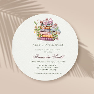 Convites Um novo Chá de panela do Livro de Histórias do Cap