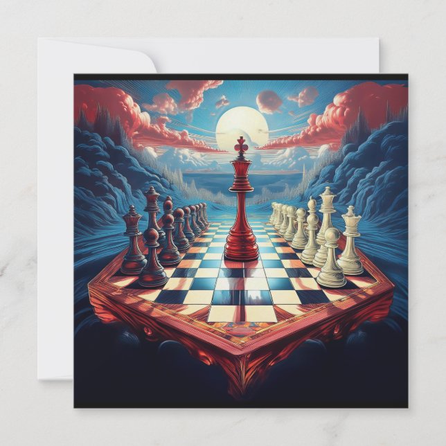 Convites Um Novo Conceito Sobre O Jogo Do Xadrez (Frente)