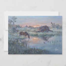 Convites Um Novo Dia - Pintura de cavalo