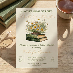 Convites Um Novo Tipo de Amor Livro Antigo Chá de Noiva