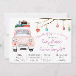 Convites Um pacote de alegria está a caminho! Chá de fralda