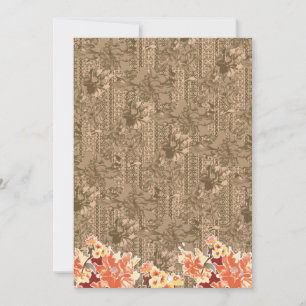 Convites Um padrão floral vintage com um intricado desi cas