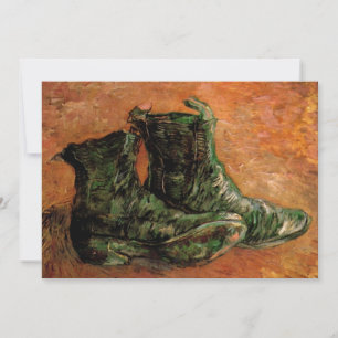 Convites Um Par de Sapatos por Vincent van Gogh