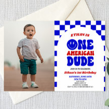 Um Partido Americano do Dude 4 de julho de primeir