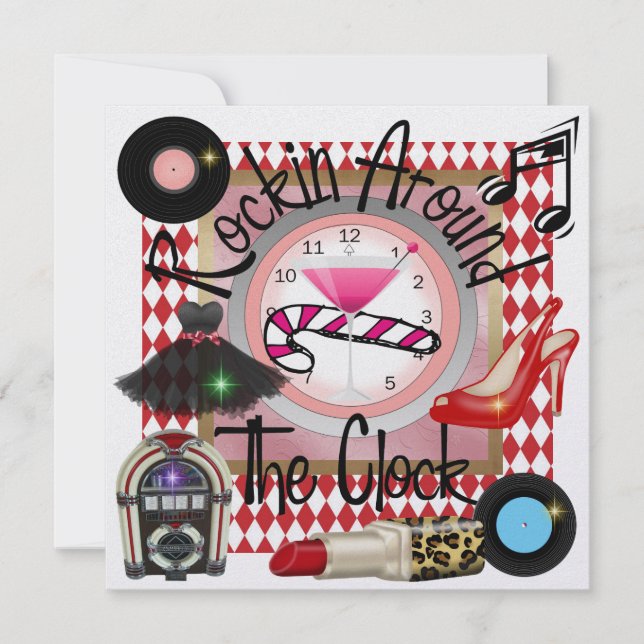 Convites Um Partido Royally Rockin' - SRF (Frente)