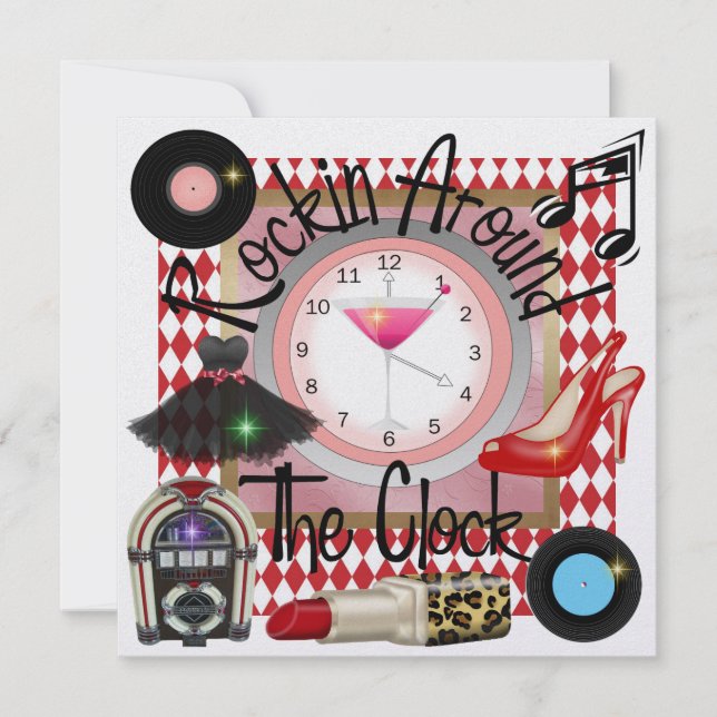 Convites Um Partido Royally Rockin' - SRF (Frente)