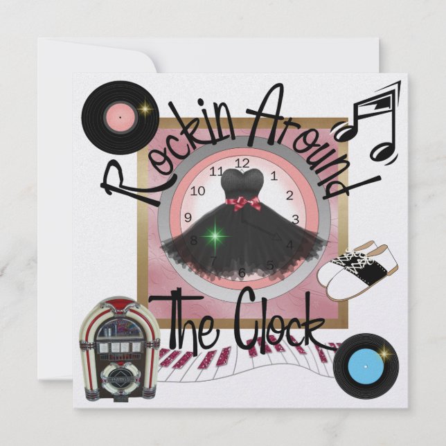 Convites Um Partido Royally Rockin' - SRF (Frente)