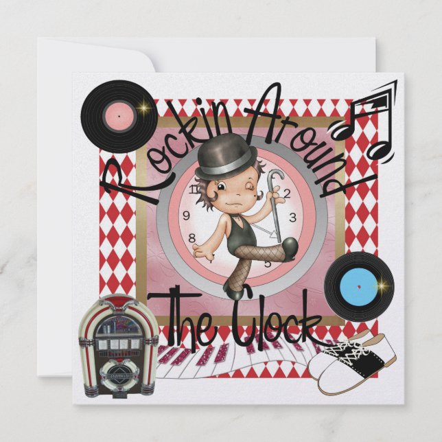 Convites Um Partido Royally Rockin' - SRF (Frente)