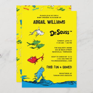 Convites Um Peixe Dois Peixes - Chá de fraldas