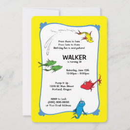 Convites Um Peixe Dois - Primeiro Aniversário