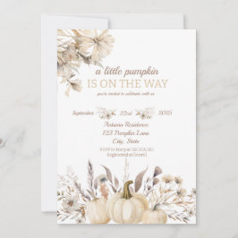 Convites Um Pequeno Abóbora Está a Caminho