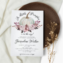 Um Pequeno Abóbora Outono Elegante Flores Roxas