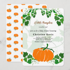 Convites Um Pequeno Abobrinha