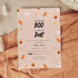 Convites Um pequeno boo está prestes a ser chá de fraldas