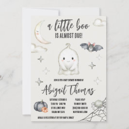Convites Um pequeno BOO está quase a chegar! Chá de fraldas