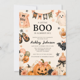 Convites Um Pequeno Boo Está Quase Chegando Bebê de Hallowe