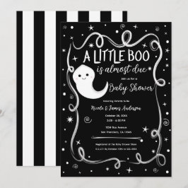 Convites Um Pequeno Boo está quase chegando: Chá de Bebê de