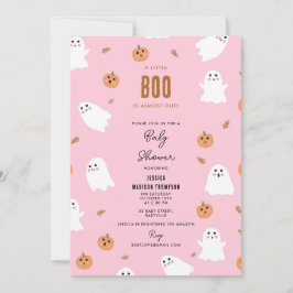 Convites Um Pequeno Boo Está Quase Para O Chá de fraldas De