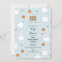 Um Pequeno Boo Está Quase Para O Chá de fraldas De