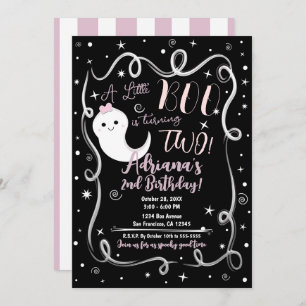 Convites Um Pequeno Boo Transformando 2 DOIS Fantasmas Bons