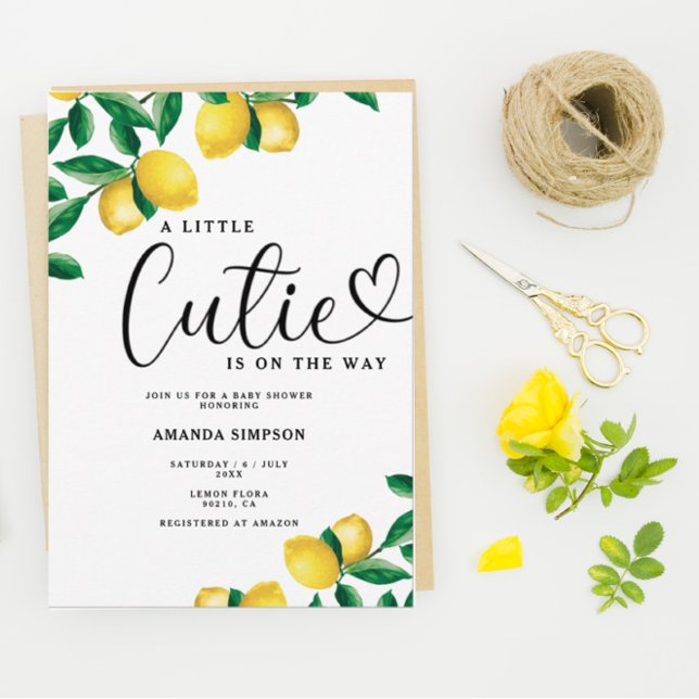 Convites Um Pequeno chá de fraldas (Criador carregado)