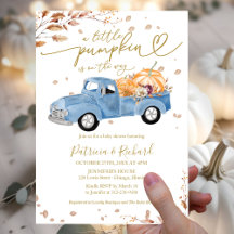 Um Pequeno Chá de fraldas De Abóbora